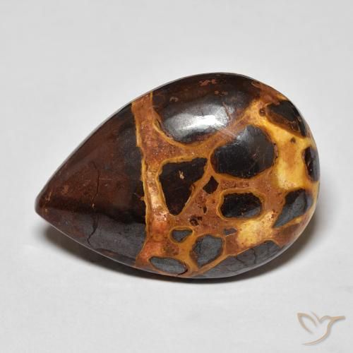 17.96ct Natural Multicolorido Jaspe, Formato de pêra, Opaco