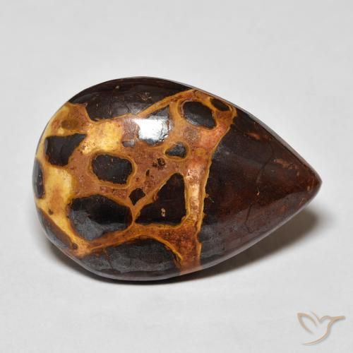 Jaspe Multicolorido Natural 17.96ct, Formato de pêra, Opaco