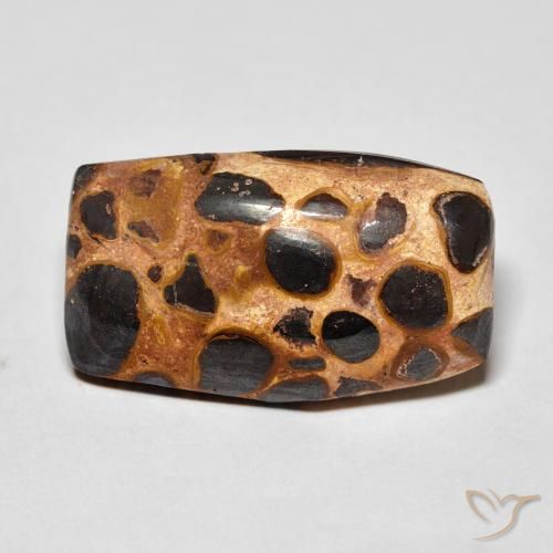 15.23ct Natural Multicolorido Jaspe, Almofada, Opaco
