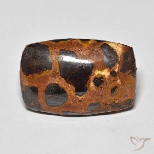 17.12ct Natural Multicolorido Jaspe, Almofada, Opaco