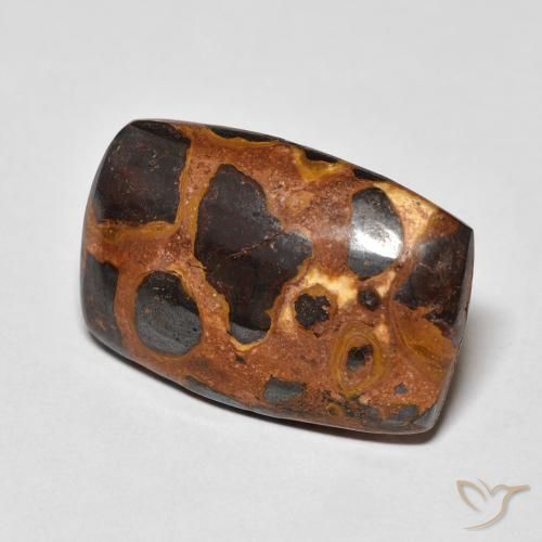 Jaspe Multicolorido Natural 17.12ct, Almofada, Opaco