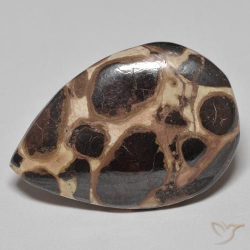 18.58ct Natural Multicolorido Jaspe, Formato de pêra, Opaco