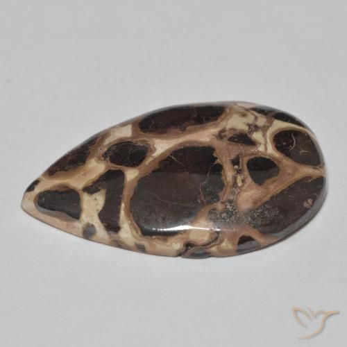 Jaspe Multicolorido Natural 18.58ct, Formato de pêra, Opaco