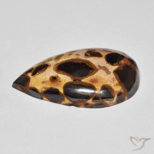Jaspe Multicolorido Natural 14.68ct, Formato de pêra, Opaco