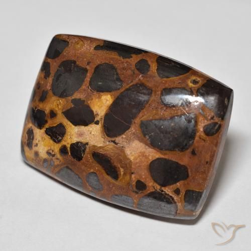 Jaspe Multicolorido Natural 42.68ct, Almofada, Opaco