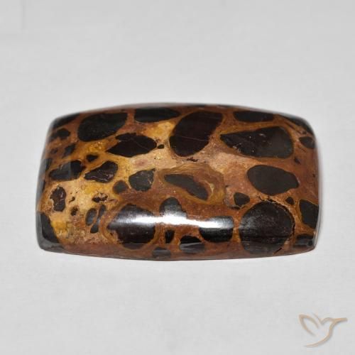 Jaspe Multicolorido Natural 42.68ct, Almofada, Opaco