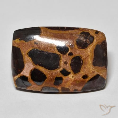 18.44ct Natural Multicolorido Jaspe, Almofada, Opaco
