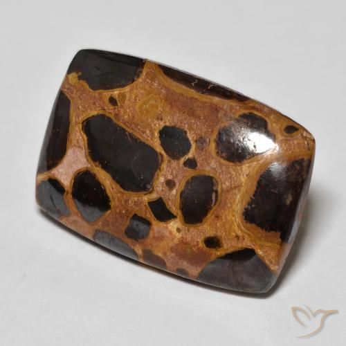 Jaspe Multicolorido Natural 18.44ct, Almofada, Opaco