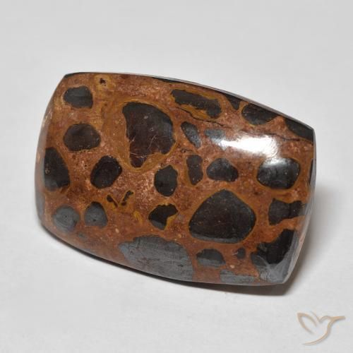 Jaspe Multicolorido Natural 22.48ct, Almofada, Opaco
