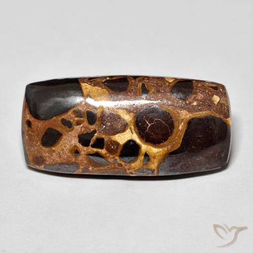 21.10ct Natural Multicolorido Jaspe, Almofada, Opaco