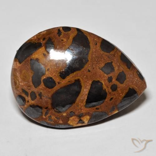 Jaspe Multicolorido Natural 27.10ct, Formato de pêra, Opaco
