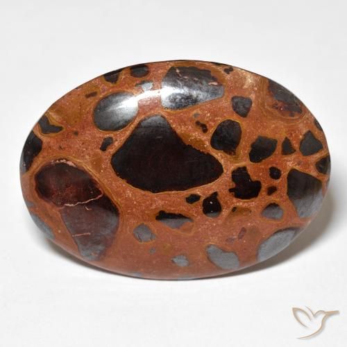 28.07ct Natural Multicolorido Jaspe, oval, Opaco