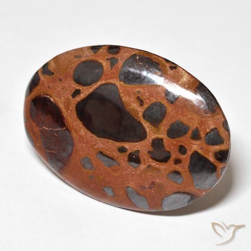 Jaspe Multicolorido Natural 28.07ct, oval, Opaco