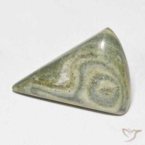 Jaspe Multicolorido Natural 20.89ct, Trilhão, Opaco