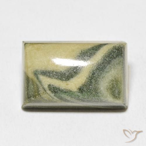 19.93ct Natural Multicolorido Jaspe, baguete, Opaco