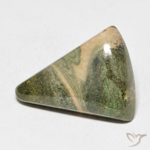 Jaspe Multicolorido Natural 17.97ct, Trilhão, Opaco