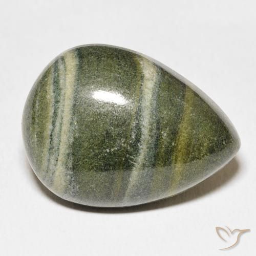 Jaspe Multicolorido Natural 27.03ct, Formato de pêra, Opaco