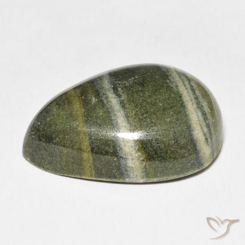 Jaspe Multicolorido Natural 27.03ct, Formato de pêra, Opaco