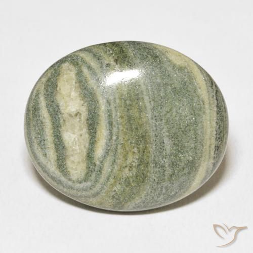 30.96ct Natural Multicolorido Jaspe, oval, Opaco