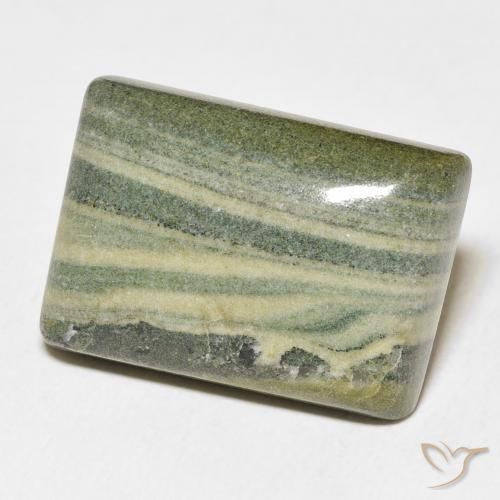 Jaspe Multicolorido Natural 28.06ct, baguete, Opaco