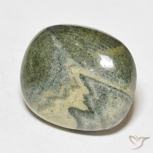 Jaspe Multicolorido Natural 24.11ct, oval, Opaco