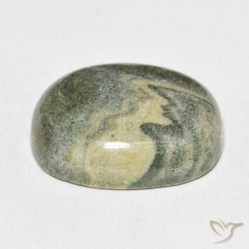 Jaspe Multicolorido Natural 24.11ct, oval, Opaco