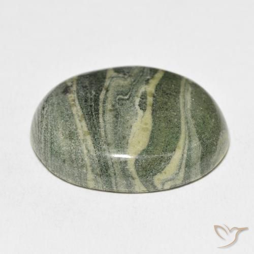 Jaspe Multicolorido Natural 48.64ct, oval, Opaco