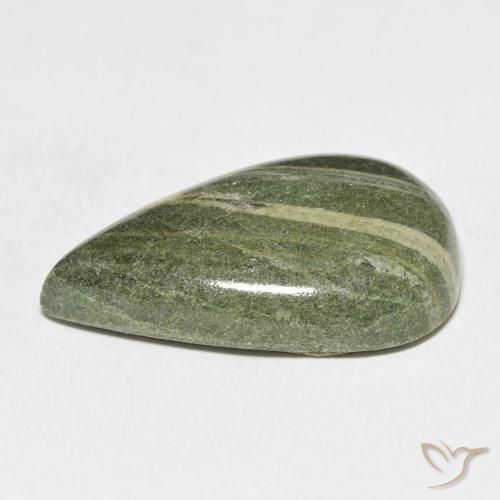 Jaspe Multicolorido Natural 36.65ct, Formato de pêra, Opaco