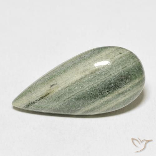 17.45ct Natural Multicolorido Jaspe, Formato de pêra, Opaco