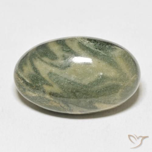 30.80ct Natural Multicolorido Jaspe, oval, Opaco