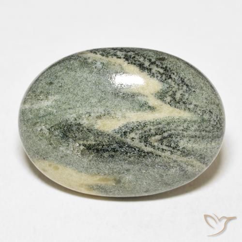 33.27ct Natural Multicolorido Jaspe, oval, Opaco