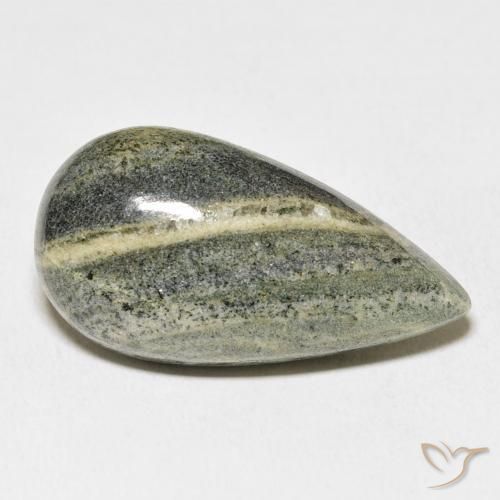 Jaspe Multicolorido Natural 25.49ct, Formato de pêra, Opaco
