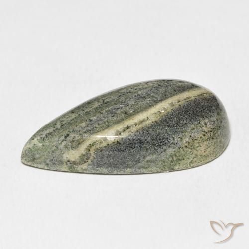 Jaspe Multicolorido Natural 25.49ct, Formato de pêra, Opaco