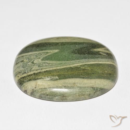 Jaspe Multicolorido Natural 88.93ct, Almofada, Opaco
