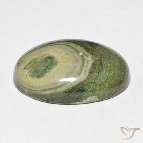 Jaspe Multicolorido Natural 52.18ct, oval, Opaco