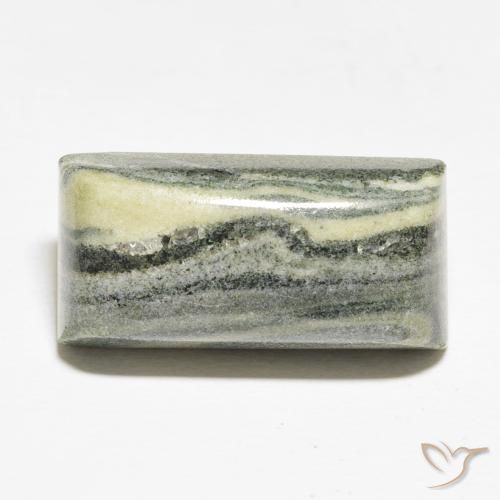 20.75ct Natural Multicolorido Jaspe, baguete, Opaco