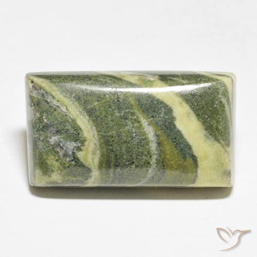 36.42ct Natural Multicolorido Jaspe, baguete, Opaco