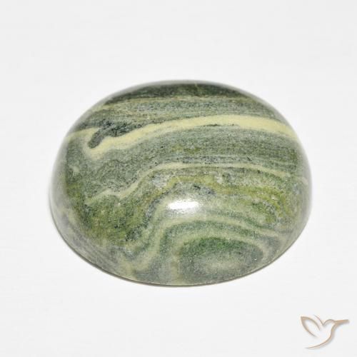 Jaspe Multicolorido Natural 46.03ct, Redondo, Opaco