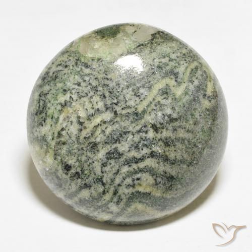 29.33ct Natural Multicolorido Jaspe, Redondo, Opaco