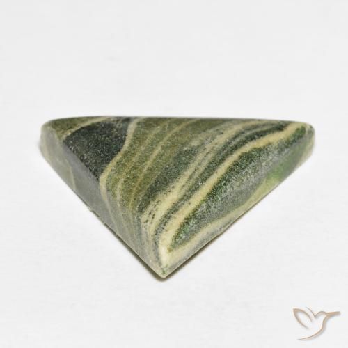 Jaspe Multicolorido Natural 24.02ct, Trilhão, Opaco