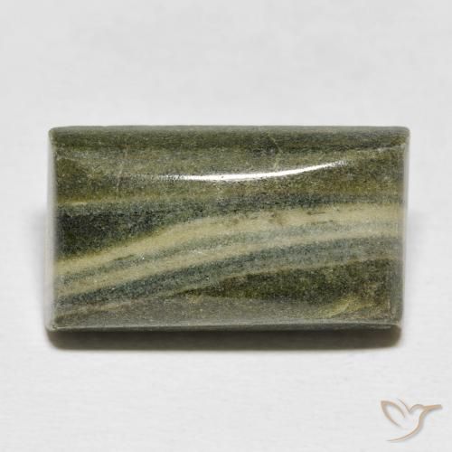 17.48ct Natural Multicolorido Jaspe, baguete, Opaco