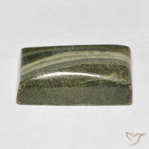 Jaspe Multicolorido Natural 17.48ct, baguete, Opaco