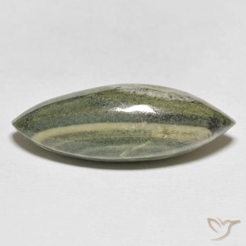 21.59ct Natural Multicolorido Jaspe, Marquesa, Opaco