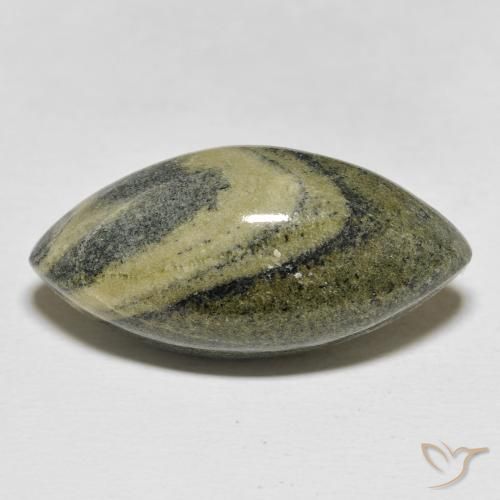 25.12ct Natural Multicolorido Jaspe, Marquesa, Opaco
