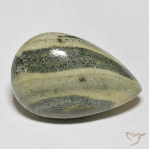 Jaspe Multicolorido Natural 22.09ct, Formato de pêra, Opaco