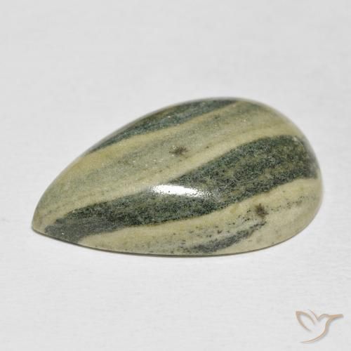 Jaspe Multicolorido Natural 22.09ct, Formato de pêra, Opaco