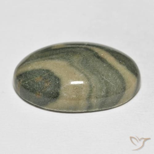 Jaspe Multicolorido Natural 34.29ct, oval, Opaco