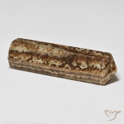 Jaspe Marrom Quente Natural 35.32ct, Chique, Opaco