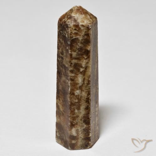Pedra preciosa de jaspe marrom de 28,79 quilates para venda, Corte a Lápis Jaspe solto da Indonésia, Gema natural não tratada, 34,5 x 10,9 mm, Photo A