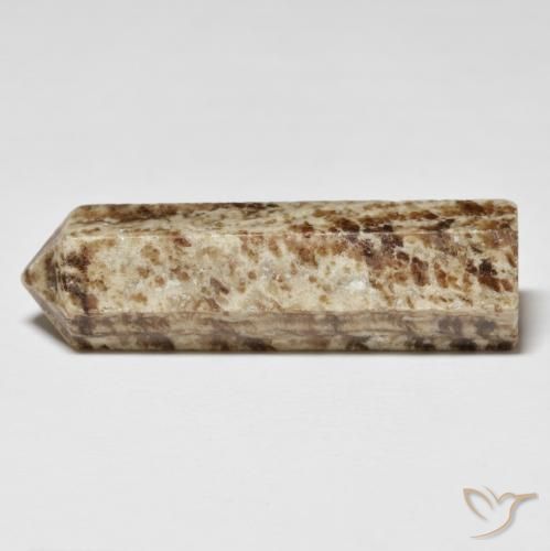 Jaspe Castanho médio Natural 40.92ct, Chique, Opaco